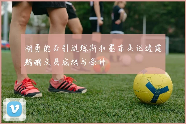 湖勇能否引进琼斯和墨菲美记透露鹈鹕交易底线与条件