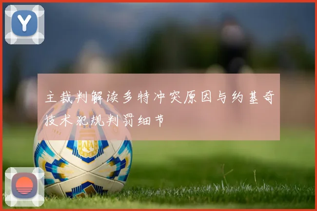 主裁判解读多特冲突原因与约基奇技术犯规判罚细节